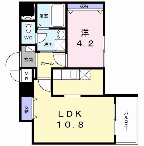 アクアーリオの物件間取画像