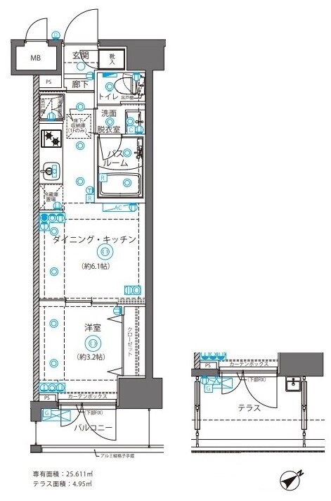 ZOOM立川NORTHの物件間取画像