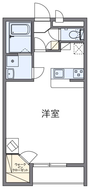 レオパレスコスモスカイの物件間取画像