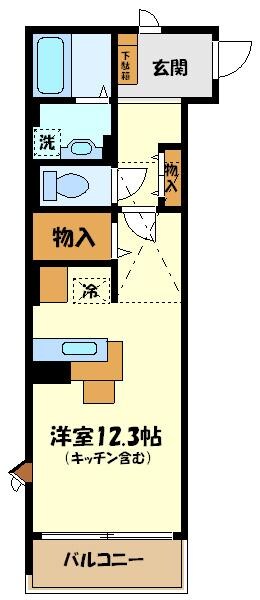 メゾンドケヤキの物件間取画像