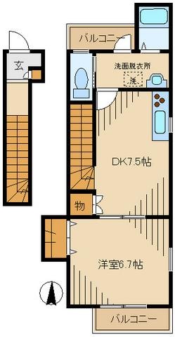 リブレアＨＩＮＯの物件間取画像