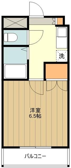 カーザフィオーレの物件間取画像