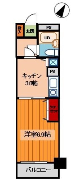 ライオンズマンション立川幸町の物件間取画像