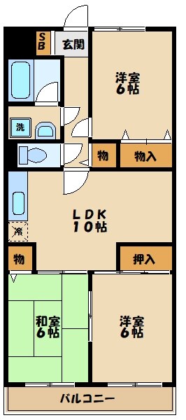 物件間取画像