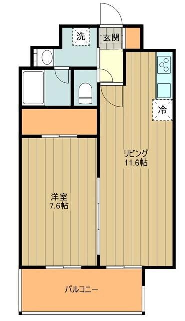 プライムコート立川の物件間取画像