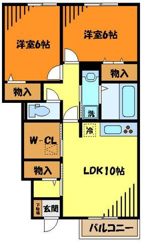 サンボナールの物件間取画像