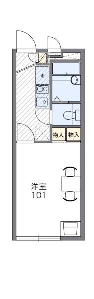 レオパレスあらたの物件間取画像