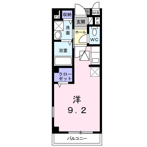 ホープヒルズの物件間取画像