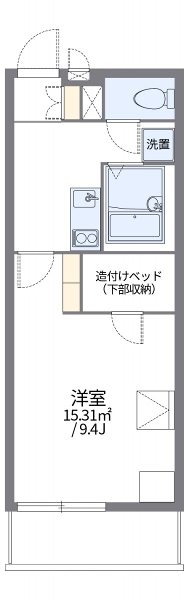 レオパレスボヌール　ドゥマンの物件間取画像