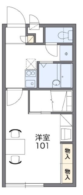 レオパレスコージーコートの物件間取画像