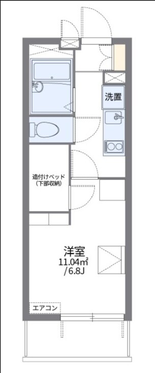 レオパレスあけぼのの物件間取画像