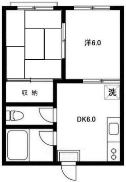 コーポ鈴木の物件間取画像