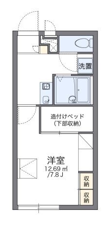 レオパレスルーキスの物件間取画像