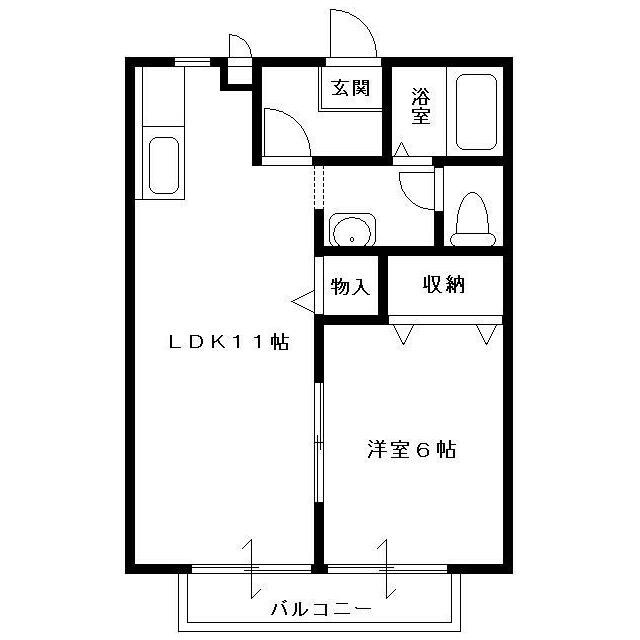 サンモール木下の物件間取画像