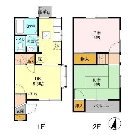 アムール中村の物件間取画像