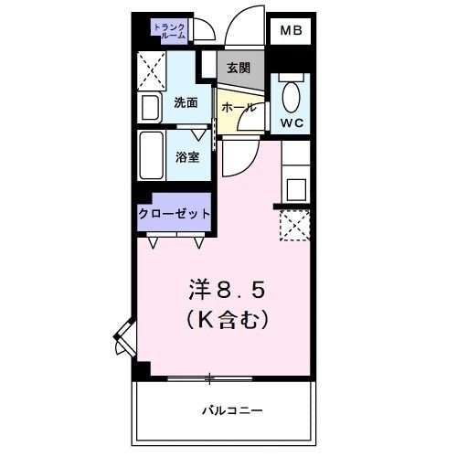 ヴァンテ　コリーヌ南流山の物件間取画像