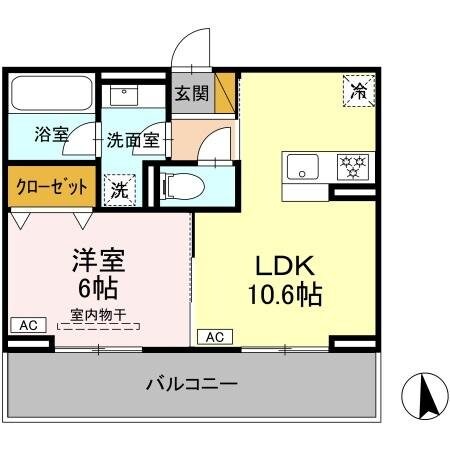 ボヌール殿内の物件間取画像