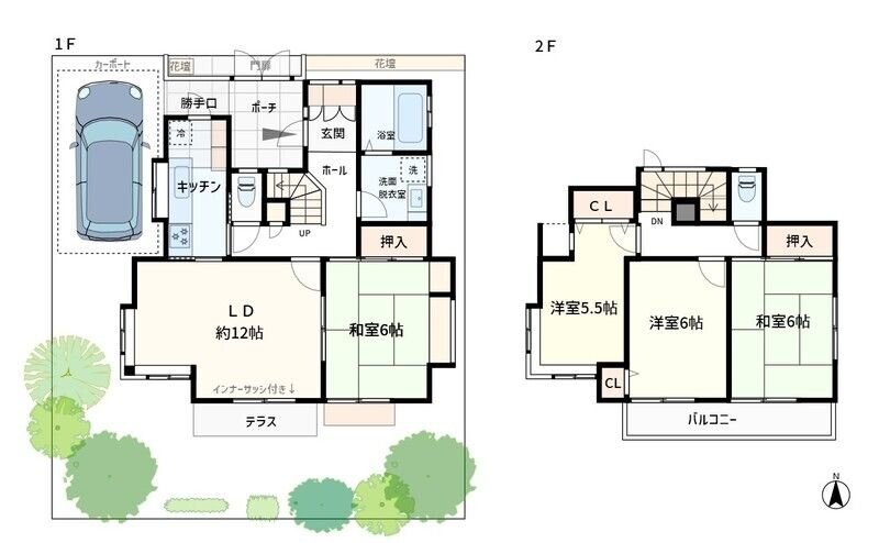 美原１丁目戸建ての物件間取画像