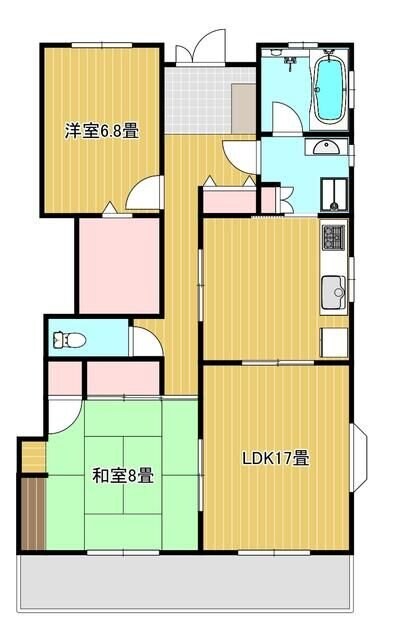 ペルシモンコートの物件間取画像