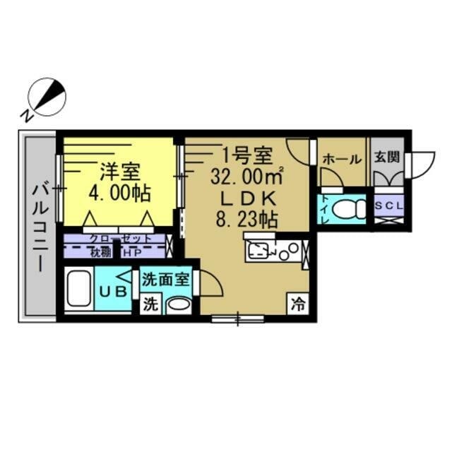 ＡＪ北小金の物件間取画像