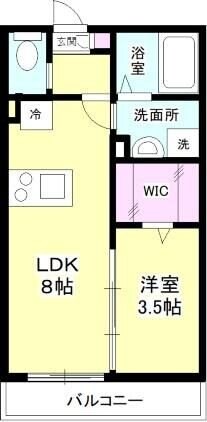 ソレイユ南柏の物件間取画像