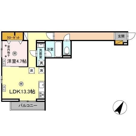 デュランタの物件間取画像