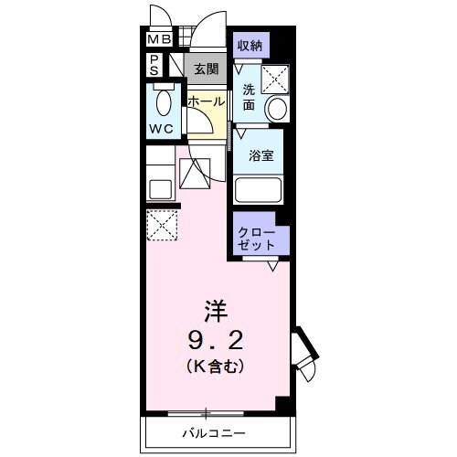 グリーンヒルズの物件間取画像