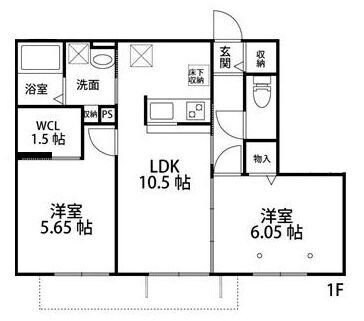 マロン　フルールの物件間取画像