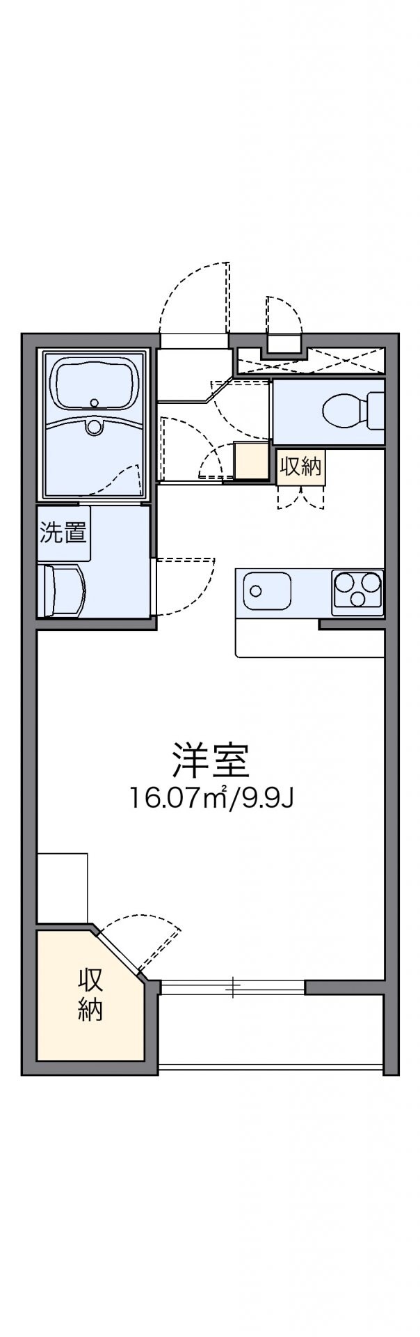 レオパレスノーブル　シャトーの物件間取画像