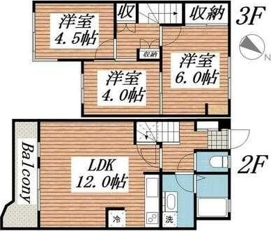 レジデンス柏の物件間取画像