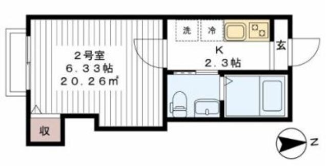 ドムス六実の物件間取画像