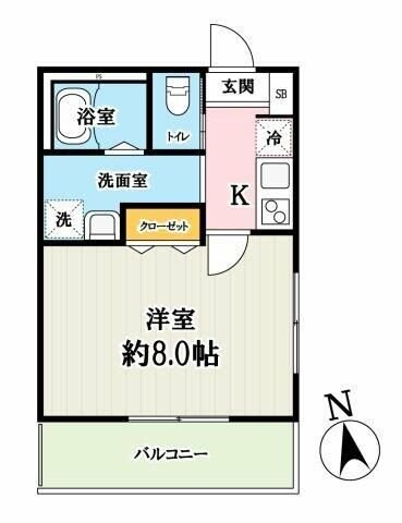 （仮称）キャメル南流山９Ｂの物件間取画像