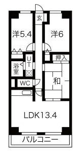 メゾンイソップ新松戸の物件間取画像