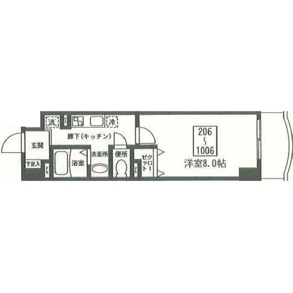 フォーシーズンズ八柱の物件間取画像