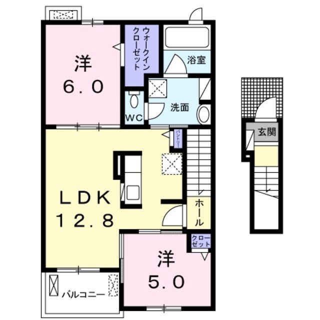 クレシアIの物件間取画像