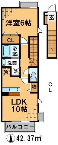 アルバシエロIVの物件間取画像