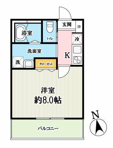 （仮称）キャメル南流山９Ｂの物件間取画像