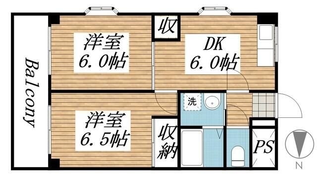 プラーズ六実の物件間取画像