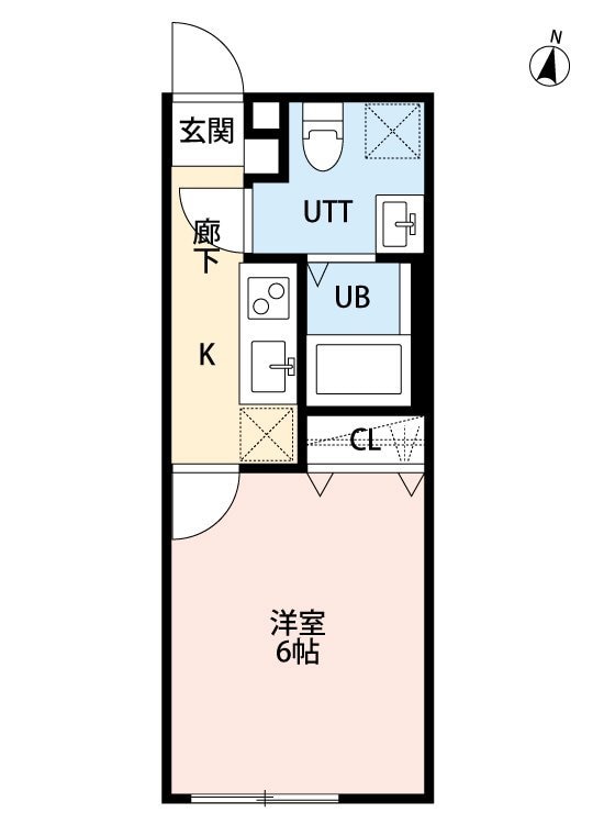 ララフラッツ 柏 藤心の物件間取画像