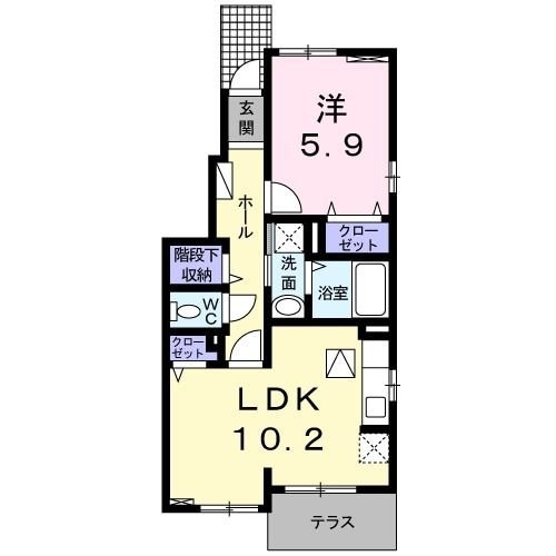 ソラーナ　東松戸の物件間取画像