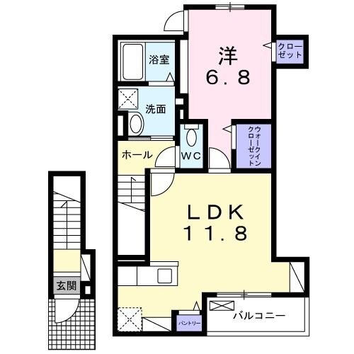 レイクパークの物件間取画像