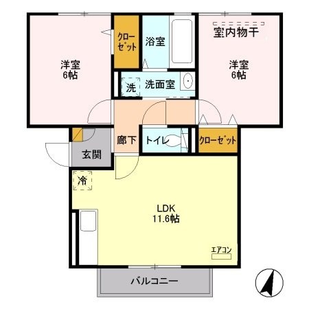 ベル八潮の物件間取画像