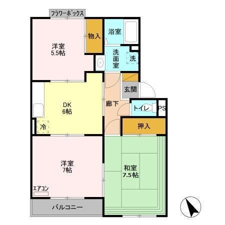 ハイホーム鈴幸の物件間取画像