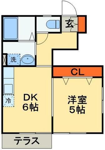 ベルリード薬園台の物件間取画像