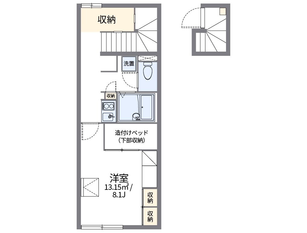 レオパレスリムジンの物件間取画像