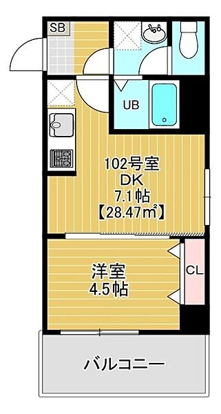 ニュートリノ要の物件間取画像