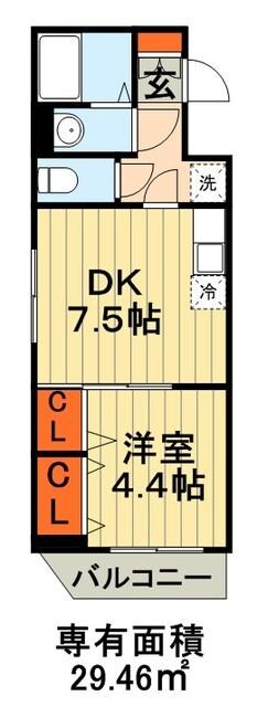 パシフィカの物件間取画像