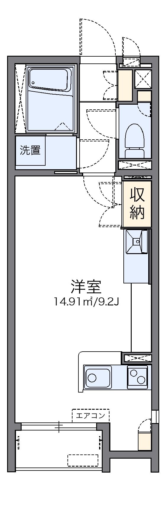 レオネクストペアシャインの物件間取画像