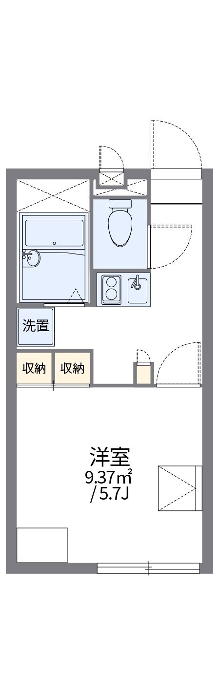 レオパレスＷＩＬＬの物件間取画像