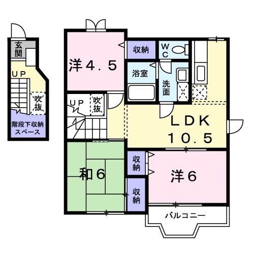 物件間取画像